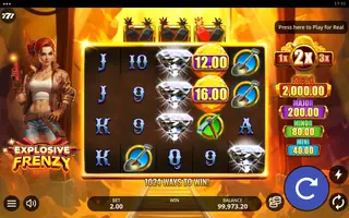 Explosive Frenzy – Winning spin