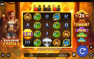 Explosive Frenzy – Winning spin