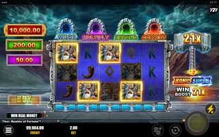 Thor: Realms of Fortune – Winning spin