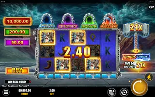 Thor: Realms of Fortune – Winning spin