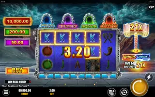 Thor: Realms of Fortune – Winning spin