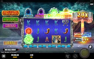Thor: Realms of Fortune – Feature in play
