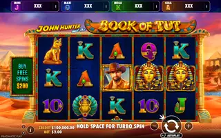 Book of Tut – Oranje Jackpot – Base game