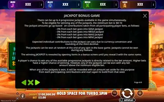 Book of Tut – Oranje Jackpot – Game rules