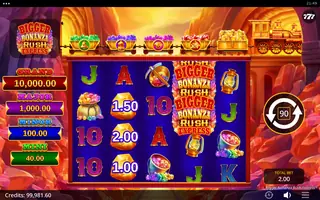 Bigger Bonanza Rush Express – Feature in play
