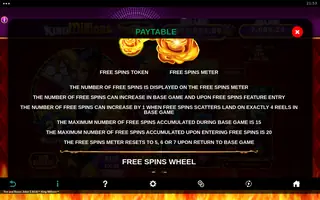 Fire and Roses Joker 2 All-In King Millions – Paytable
