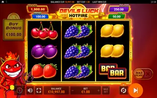 Devils Luck Hotfire Hold & Win – Base game