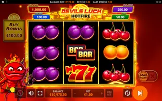 Devils Luck Hotfire Hold & Win – Winning spin