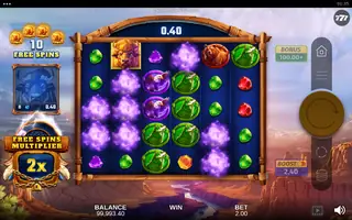 Thunder Riches: Buffalo – Feature in play