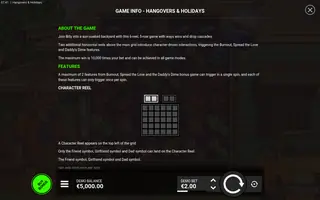 Hangovers & Holidays – Game rules