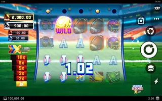 Gridiron Legends X UP – Winning spin