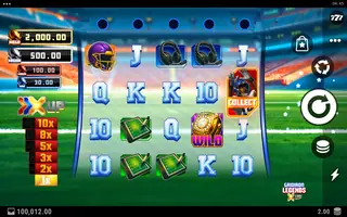 Gridiron Legends X UP – Feature in play