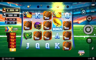 Gridiron Legends X UP – Feature in play