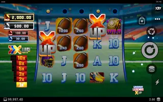 Gridiron Legends X UP – Feature in play
