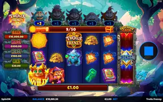 Trolls Frenzy – Feature in play