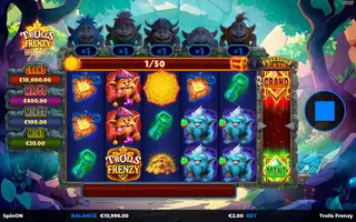 Trolls Frenzy – Feature in play