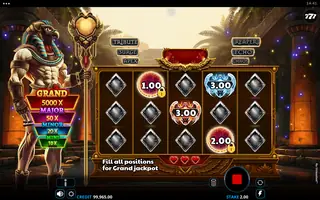 Ra Unleashed – Feature in play