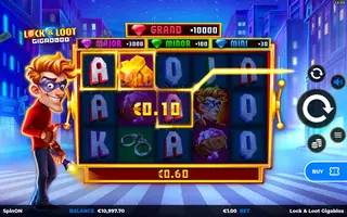 Lock & Loot GigaBlox – Winning spin