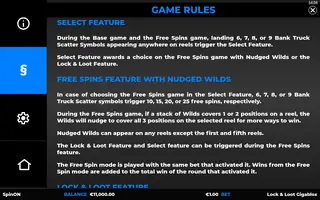 Lock & Loot GigaBlox – Game rules