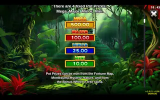 The Cursed Idol – Paytable