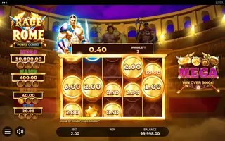 Rage Of Rome POWER COMBO – Free spins