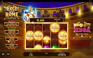 Rage Of Rome POWER COMBO – Bonus round