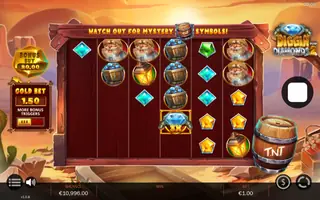 Diggin for Diamonds 2 – Feature in play