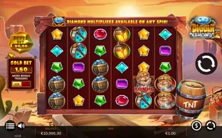 Diggin for Diamonds 2 – Feature in play