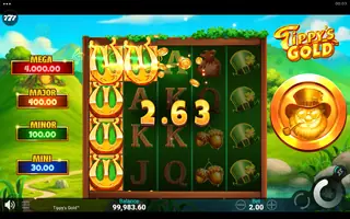 Tippy’s Gold – Winning spin