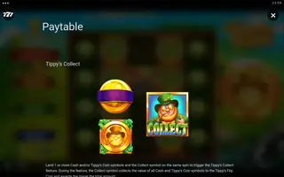 Tippy’s Gold – Paytable