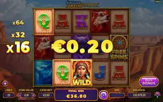 4 Wolves of Fortune – Winning spin