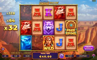 4 Wolves of Fortune – Winning spin