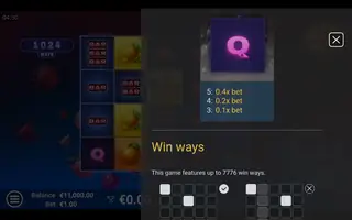 JuicyPop – Paytable