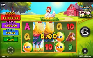 Amazing Link Cluckin’ Riches – Winning spin