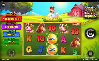 Amazing Link Cluckin’ Riches – Winning spin