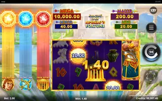 Amazing Link Apollo’s Fortune – Winning spin