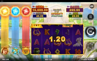 Amazing Link Apollo’s Fortune – Winning spin