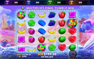 Sweet Bonanza – Oranje Jackpot – Feature in play