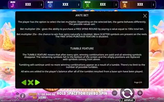 Sweet Bonanza – Oranje Jackpot – Game rules