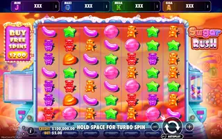 Sugar Rush – Oranje Jackpot – Base game