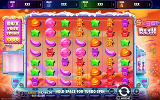Sugar Rush – Oranje Jackpot – Base game