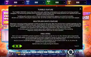 Sugar Rush – Oranje Jackpot – Game rules
