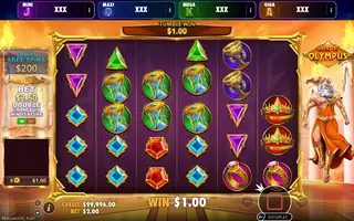 Gates of Olympus – Oranje Jackpot – Feature in play