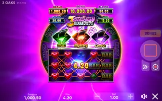 3 SuperPower Diamonds – Winning spin