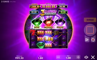 3 SuperPower Diamonds – Winning spin