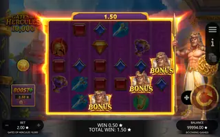 Power of Hercules Bonanza 10,000 – Feature in play