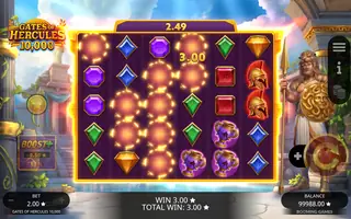 Power of Hercules Bonanza 10,000 – Feature in play