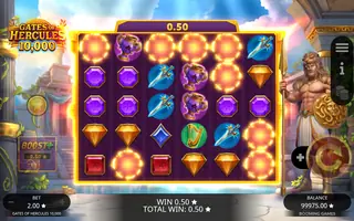 Power of Hercules Bonanza 10,000 – Feature in play