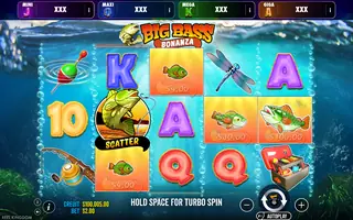 Big Bass Bonanza – Oranje Jackpot – Feature in play
