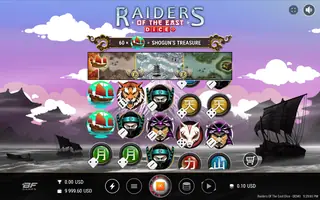 Raiders of the East Dice – Feature in play